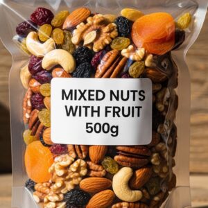 Mixed Nuts With Fruit 500g